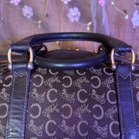 CELINE C Macadam Vintage Canvas/Leather Brown - Picture 3 of 14